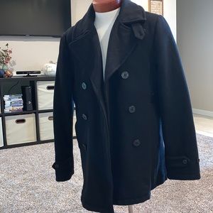 Joe Fresh wool Pea Coat- men’s Medium; black